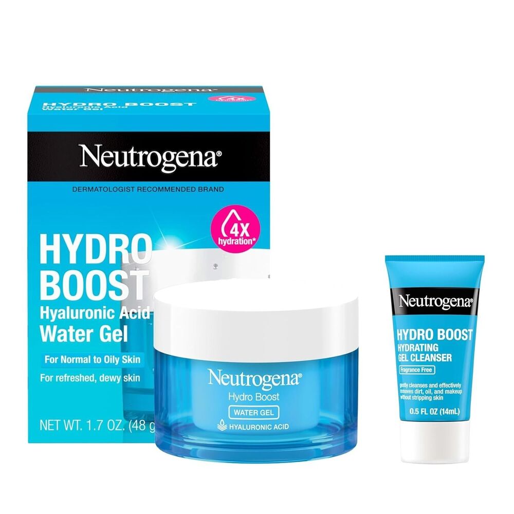 Neutrogena Hydro Boost Water Gel +Hydrating Cleanser Hyaluronic Acid White 1.7oz